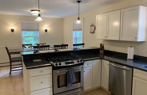 Mount Desert House | Newly built and fresh vacation home tucked in the woods of Mount Desert.