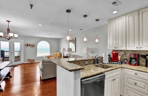 North Topsail Beach Condo | Ocean Front; Top Floor; Two Master Suites; Corner Unit; Single Floor; Elevator