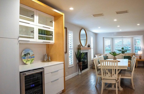 Palm Harbor House | Palm Paradise Pool/firepit/4bdrs 3bths private peaceful oasis w/outdoor shower