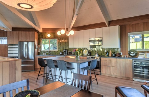 Sea Ranch House | Panoramic Ocean Views Serene, Updated Architectural Gem with Hot Tub