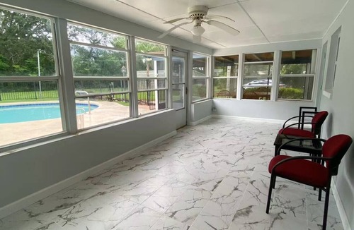 Brandon House | Peaceful and newly home with solar heated pool