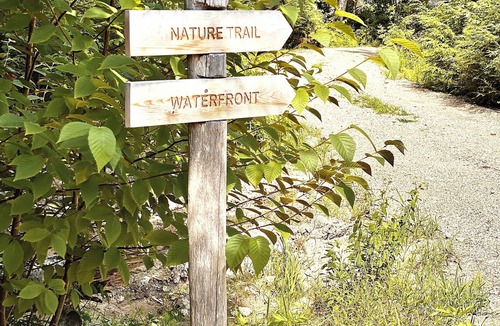 Franklin RV Rental | Peaceful lakeside private waterfront campsite; 45 min drive to Acadia! BYOTent