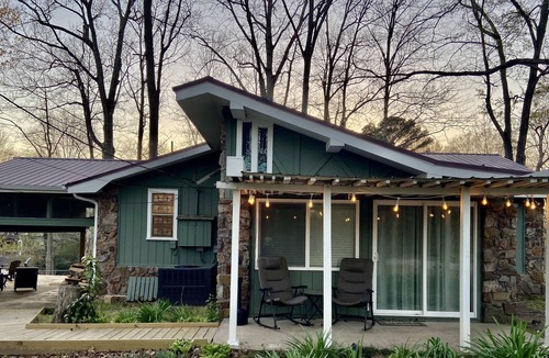 Pangburn House | Riverfront lodge with private fishing dock ~ Near Greers Ferry Lake