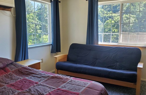 Stevenson Cabin | Room # 2 with kitchen and bathroom, 2nd floor with stairs