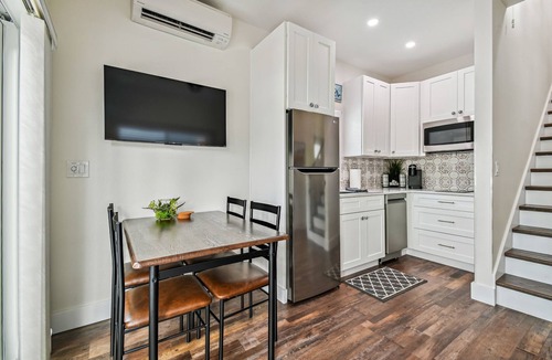 Dunedin House | Rustic Tiny Home on Pinellas Trail w/Heated Pool! Walk or Bike to Downtown Dunedin!