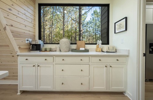 Hochatown Cabin | Scenic & Romantic A-Frame Cabin Retreat with Hot Tub, Fire Pit & Modern Comfort