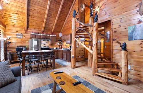 Rogers Cabin | Secluded, Cozy Cabin with Hot Tub in a heavily forested setting. Great Location.