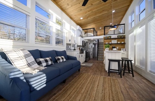 Clayton Cabin | Secluded Lake View Tiny Home with Amazing Views