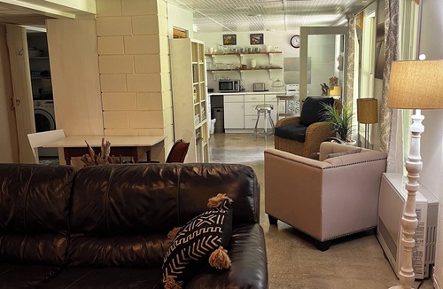 Owls Head Apartment | Serene and airy space at the end of a wooded lane in Owls' Head Maine.