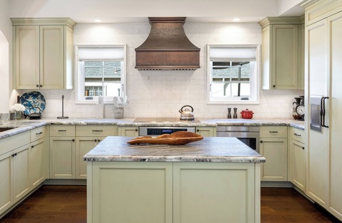 Old Towne House | Seventh & Shore | Stylish Seal Beach Home w/Elevator, Fireplace + Bold Design