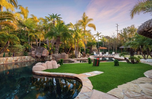 Poway House | Sleeps 17 | Resort-Style Pool + Cabanas | Exclusive Poway Stay | Sunset Estate