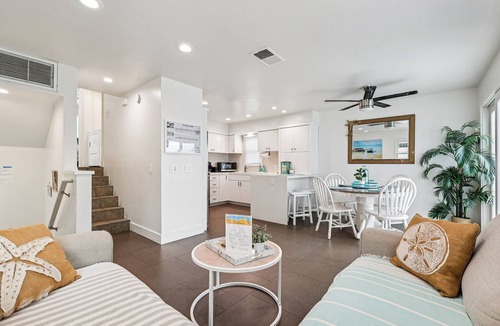 Mission Beach House | Steps from Ocean! Ocean/Bay Views! Rooftop Deck! Two Car Garage! Renovated!