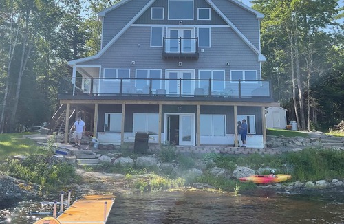 Costigan House | Sunset Blaze - One of the Best Lake Houses in Maine