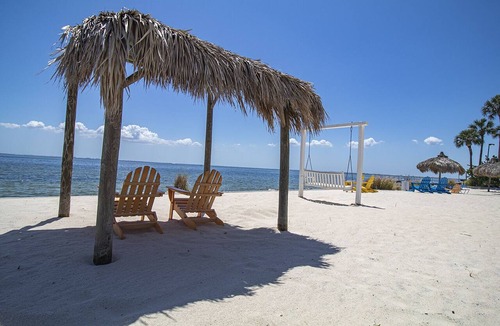 Rocky Point Condo | Waterfront condo with sunset views of Tampa Bay.