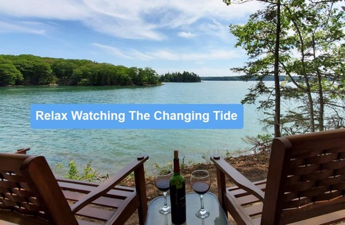Deer Isle House | Waterfront Home with Expansive 50-Foot Deck and Stunning Water Views