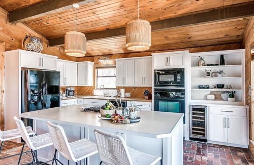Eufaula House | Waterfront sandy beach home 3/3 w/Hot Tub firepit zipline private pond