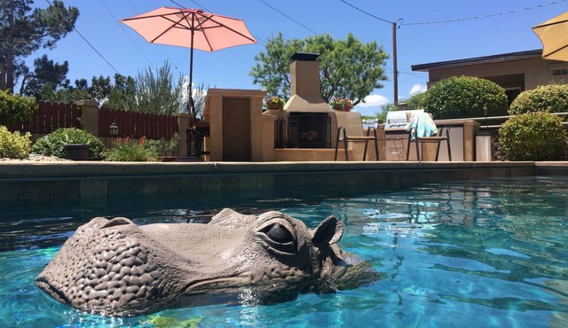 3 BR 2 BA Guest House with heated pool, hot tub, outdoor kitchen & putting range