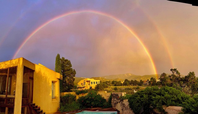 4BR Adobe Home with Pool, Sandia Heights, 360 Degree View