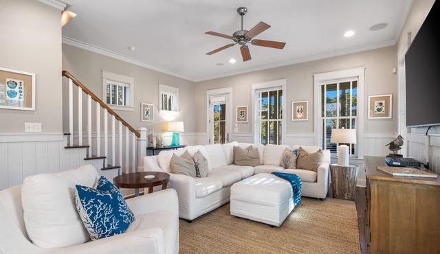 Across from Dragonfly Pool. With an LSV, Bikes, 2 Living Rooms, plus More