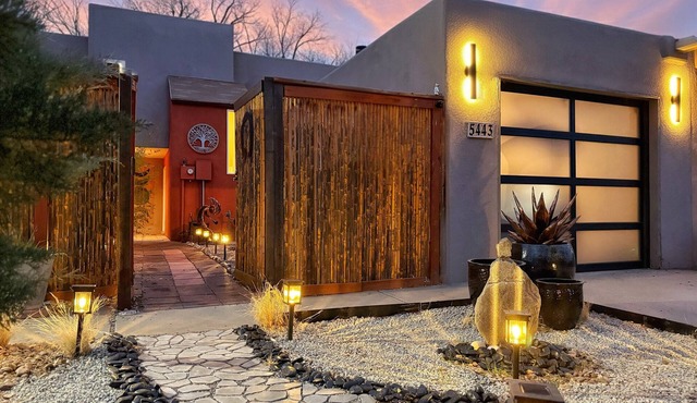 AirZen: Secure Gated 3BR Japandi Oasis w/EV Garage, Trails & Views