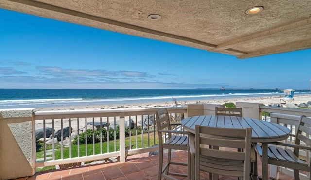 Beach Front Condo with Amazing Views. DOD, Military, North Island Per Diem