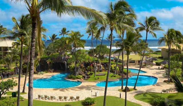 Beachfront Resort, Tropical pools with cascading waterfalls, Restaurants on site