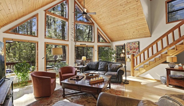 Chalet Forest Views, 2 kings, fireplace, decks