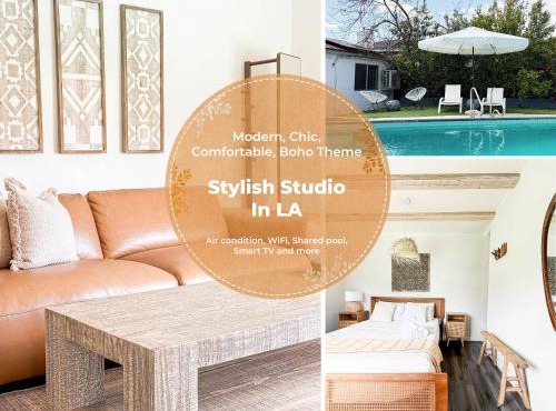 Charming Studio Oasis with Pool Near SoFi - MKLAD4