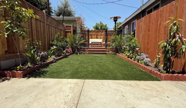 Cheerful house with EV, Parking & backyard