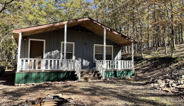 Comfortable and cozy two bed one bath cabin nestled in the Kiamichi Mountains