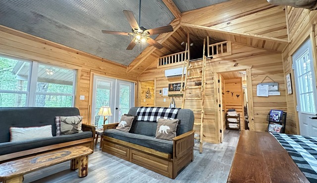 Cozy Lake Access Cabin with Hot Tub and Fire Pit!
