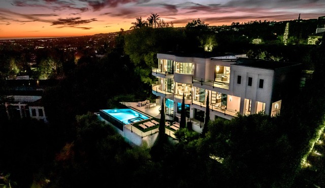 Crystal Palace at the crest of Beverly Hills. A world traveler's paradise.