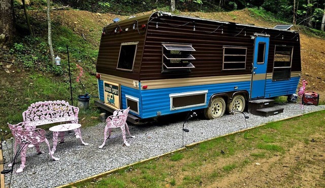 Cute Off-Grid Camper on an Exotic-Animal Farm for a Unique Getaway near Charleston, West Virginia