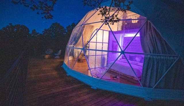 Elegant and Comfortable Dome for Starry Night Gazing in Nogal, NM