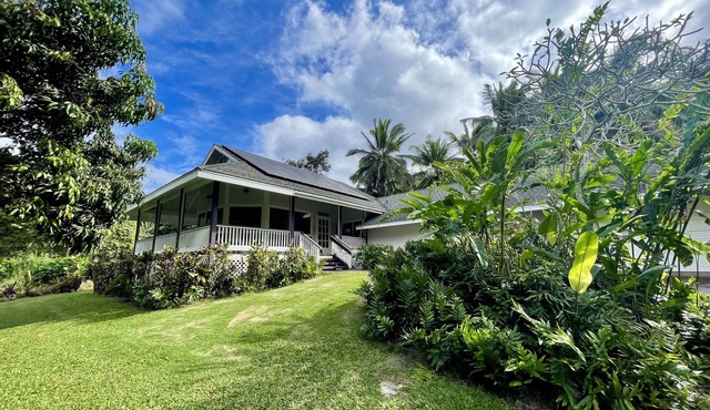Elegant Secluded Beach Estate Plantation in Moloaa Bay, Hi Kauai TVR 4180
