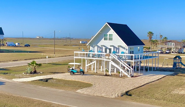 Enjoy panoramic views from the spacious wrap around deck!