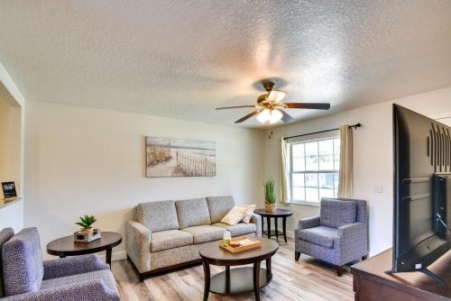 Fire Pit + Private Yard: Family Home in Longwood!