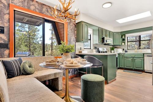 Green Roof A-Frame Endless Views Modern Cabin