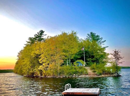Island Tent Overlook in Maine