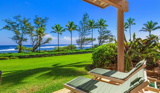 Kaha Lani 124, Oceanfront on Kauai's Coconut Coast