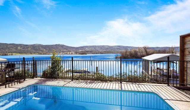 Lakefront Home w/Pool, Private Dock, Kayak, Pedal Boats & Game Room – Sleeps 10