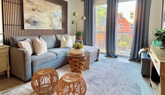 Large Luxury Downtown Condo: Pool, In-Unit Laundry, Parking, Walk Everywhere