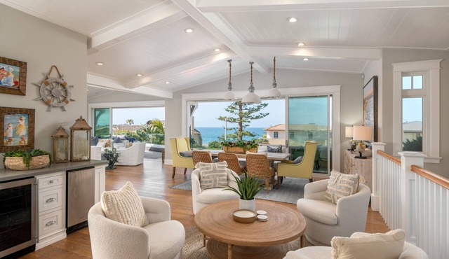Luxury Beachfront Family Retreat | Stunning Ocean View, Private Hot Tub, Home Cinema