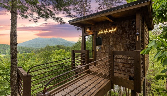 Luxury Treehouse Retreat | Sauna Tower & Views