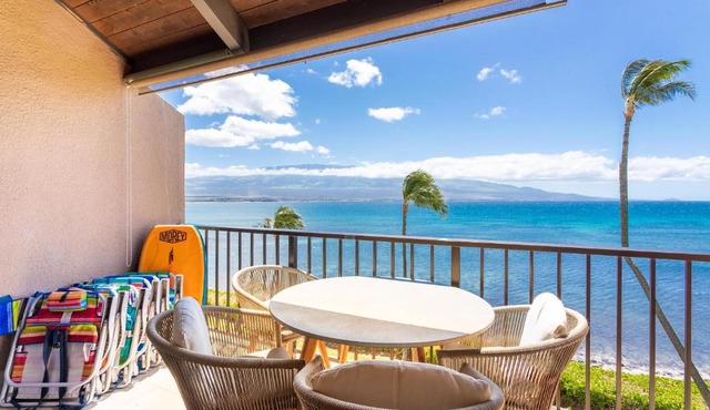 Maalaea Banyans 411 - Direct Ocean Front, AC