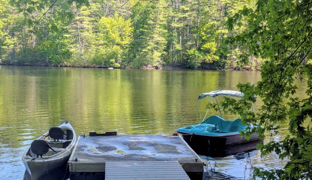Maine river escape: free kayaks, paddle boards, tennis, cute rabbits and fun!