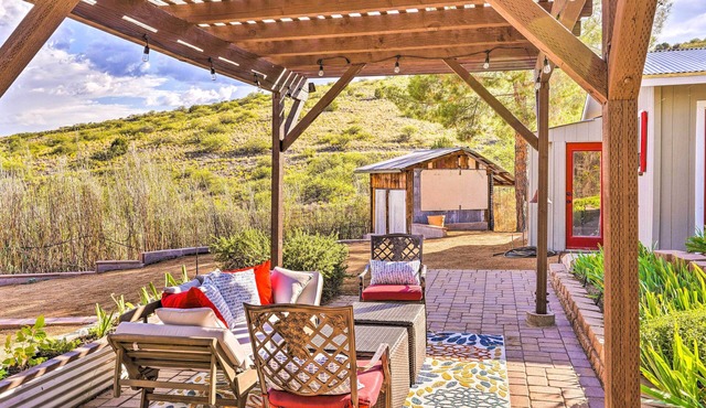 Modern Clarkdale Tiny Home on Mingus Mountain