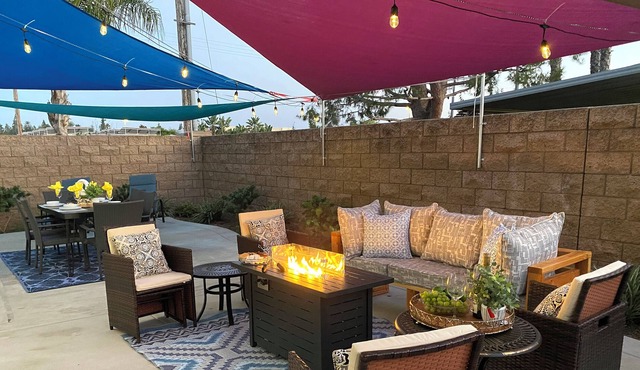 Modern cozy comforts 4BR 2.5BA home, 2-car garage, outdoor space, monthly rental