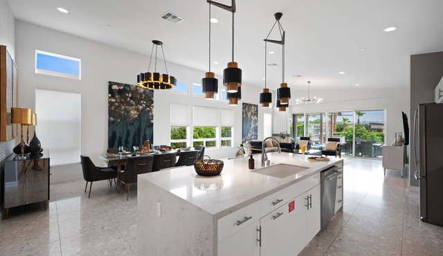 Modern Desert Retreat | Pool, Spa, EV Charger, Near Tennis Garden