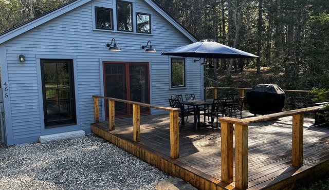 Modern woodland privacy with ocean, trails, and lobster all in walking distance.